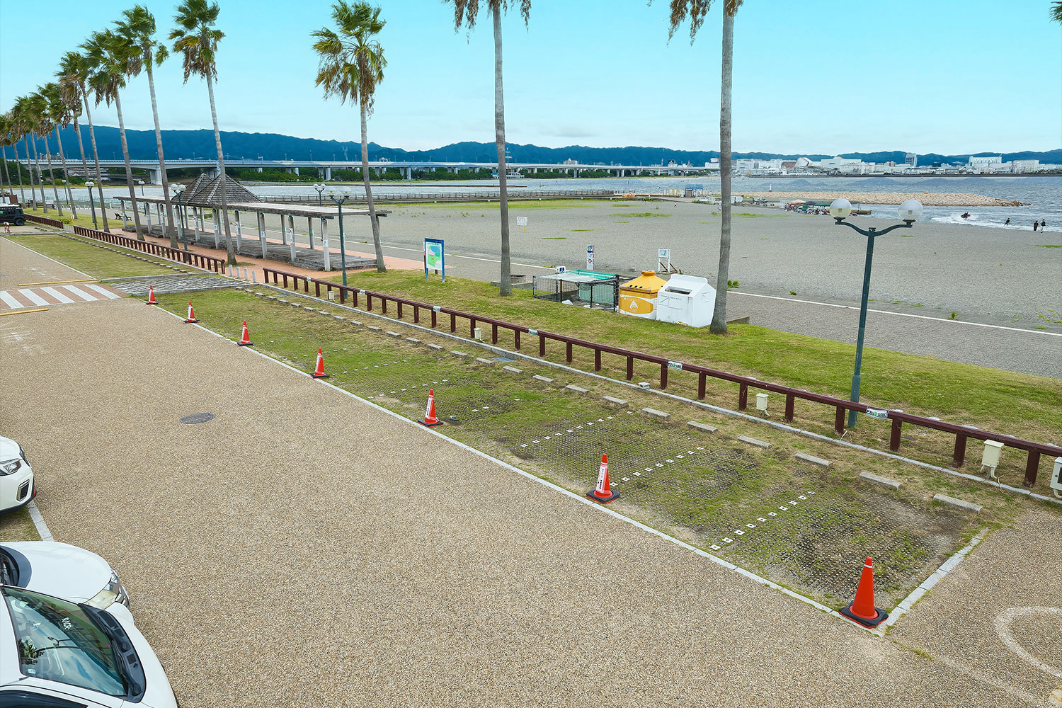 関西でも希少！RVパーク完備でキャンピングカー泊も可能